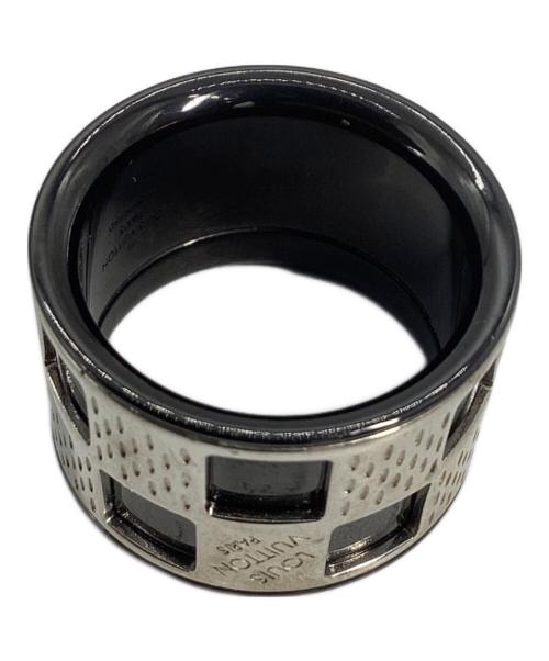 LOUIS VUITTON（ルイ ヴィトン）LOUIS VUITTON (ルイ ヴィトン) LOUIS VUITTON　バーグ・ダミエパーフォレ シルバー×ブラック サイズ:22号の古着・服飾アイテム