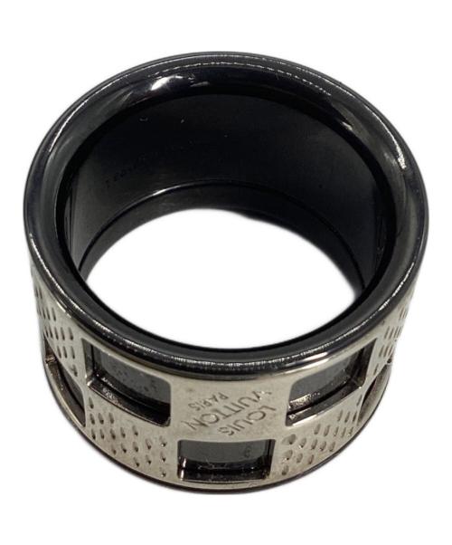 LOUIS VUITTON（ルイ ヴィトン）LOUIS VUITTON (ルイ ヴィトン) LOUIS VUITTON　バーグ・ダミエパーフォレ シルバー×ブラック サイズ:22号の古着・服飾アイテム