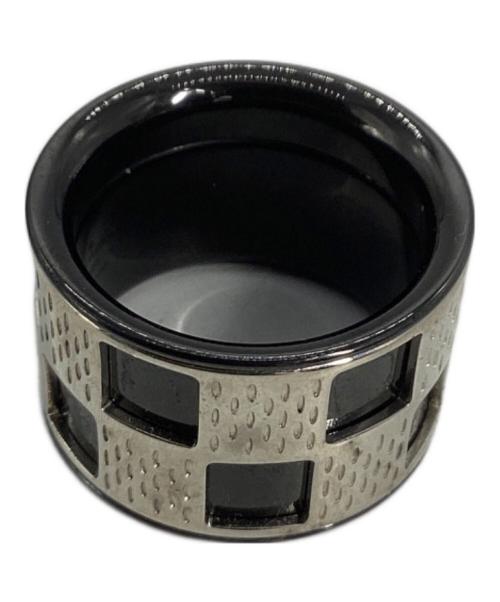 LOUIS VUITTON（ルイ ヴィトン）LOUIS VUITTON (ルイ ヴィトン) LOUIS VUITTON　バーグ・ダミエパーフォレ シルバー×ブラック サイズ:22号の古着・服飾アイテム