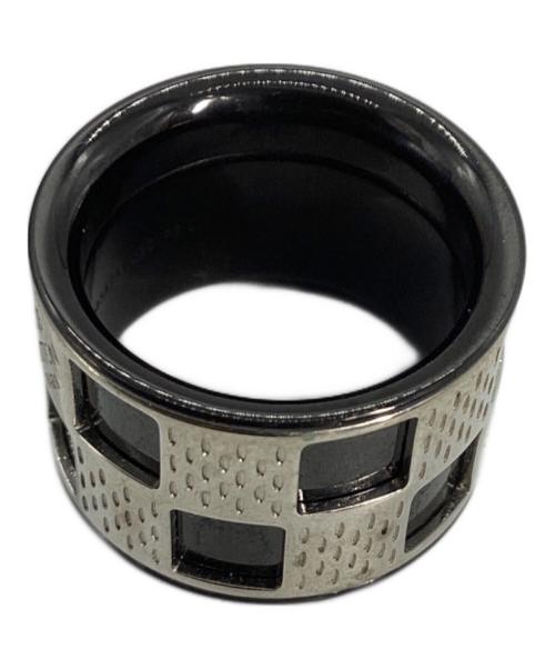 LOUIS VUITTON（ルイ ヴィトン）LOUIS VUITTON (ルイ ヴィトン) LOUIS VUITTON　バーグ・ダミエパーフォレ シルバー×ブラック サイズ:22号の古着・服飾アイテム