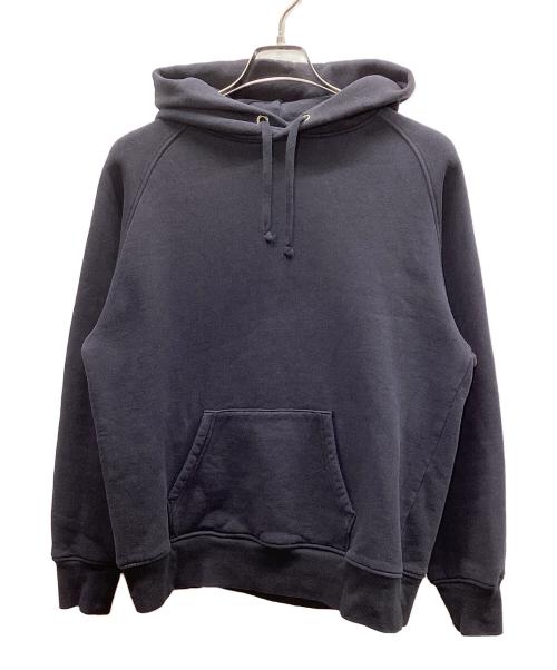 COMOLI（コモリ）COMOLI (コモリ) COMOLI　コットン裏毛プルオーバーフーディ ブラック サイズ:1の古着・服飾アイテム