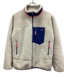 Patagonia（パタゴニア）の古着「Kid's Retro-X Fleece Jacket」｜アイボリー