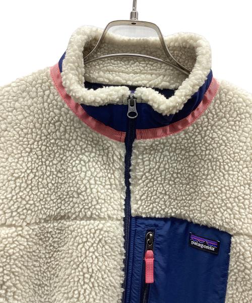 Patagonia（パタゴニア）Patagonia (パタゴニア) Kid's Retro-X Fleece Jacket アイボリー サイズ:XLの古着・服飾アイテム