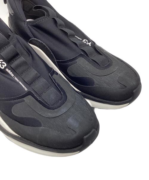 Y-3（ワイスリー）Y-3 (ワイスリー) QISAN COZY　スリッポン ブラック サイズ:25.5の古着・服飾アイテム