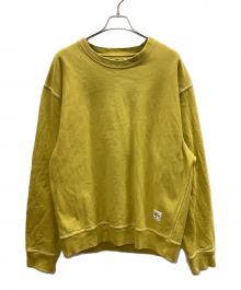 stussy（ステューシー）の古着「stussy　ステッチスウェット」｜イエロー