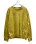 stussy（ステューシー）の古着「stussy　ステッチスウェット」｜イエロー
