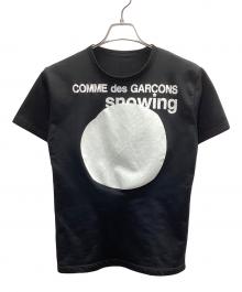 COMME des GARCONS PARFUMS（コムデギャルソンパルファム）の古着「スノーイングTシャツ」｜ブラック