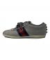 GUCCI (グッチ) ローカットスニーカー シルバー×レッド サイズ:23.5：10000円