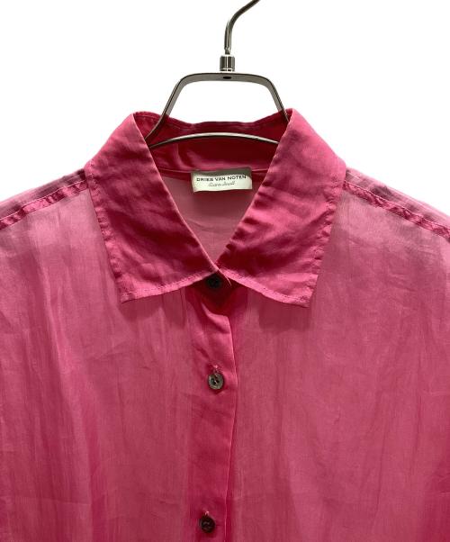 DRIES VAN NOTEN（ドリスヴァンノッテン）DRIES VAN NOTEN (ドリスヴァンノッテン) シルクシャツ ピンク サイズ:表記なしの古着・服飾アイテム