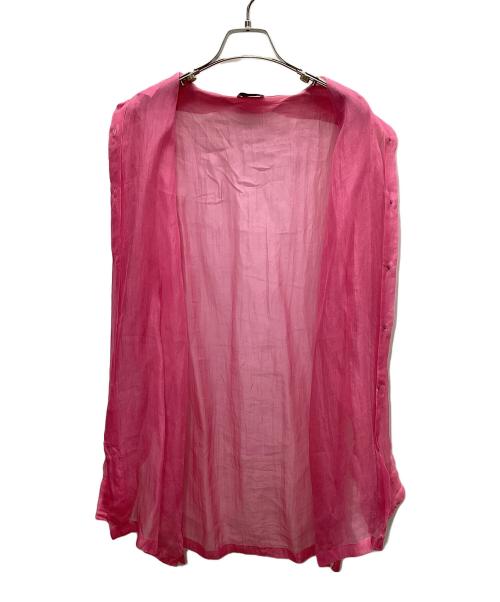 DRIES VAN NOTEN（ドリスヴァンノッテン）DRIES VAN NOTEN (ドリスヴァンノッテン) シルクシャツ ピンク サイズ:表記なしの古着・服飾アイテム