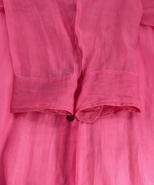 DRIES VAN NOTEN（ドリスヴァンノッテン）DRIES VAN NOTEN (ドリスヴァンノッテン) シルクシャツ ピンク サイズ:表記なしの古着・服飾アイテム