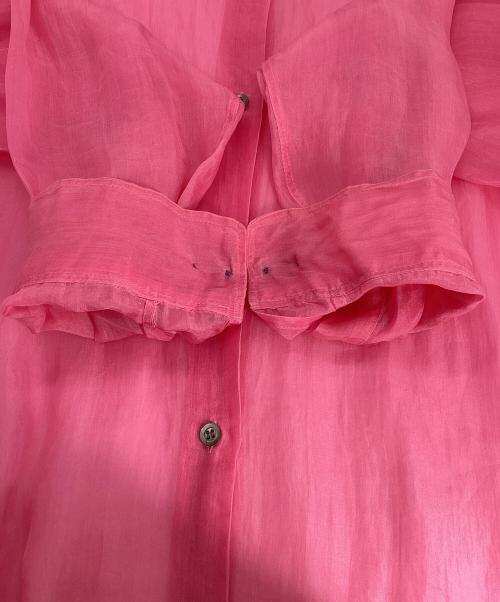 DRIES VAN NOTEN（ドリスヴァンノッテン）DRIES VAN NOTEN (ドリスヴァンノッテン) シルクシャツ ピンク サイズ:表記なしの古着・服飾アイテム