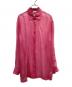 DRIES VAN NOTEN（ドリスヴァンノッテン）の古着「シルクシャツ」｜ピンク