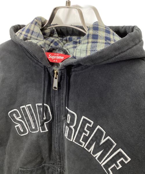 SUPREME（シュプリーム）SUPREME (シュプリーム) Reflective Arc Hooded Work Jacket ブラック サイズ:Lの古着・服飾アイテム
