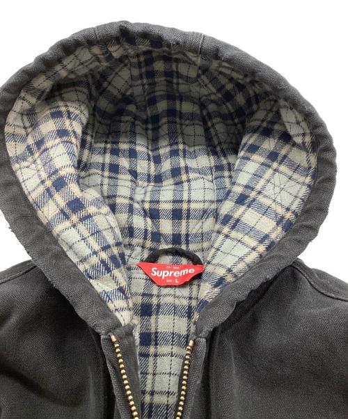 SUPREME（シュプリーム）SUPREME (シュプリーム) Reflective Arc Hooded Work Jacket ブラック サイズ:Lの古着・服飾アイテム