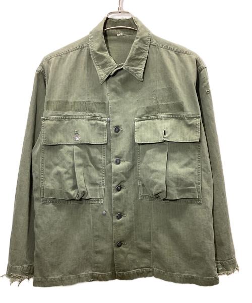US ARMY（ユーエスアーミー）US ARMY (ユーエスアーミー) M43 Herrinbone Jaket カーキ サイズ:36Rの古着・服飾アイテム