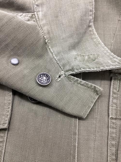 US ARMY（ユーエスアーミー）US ARMY (ユーエスアーミー) M43 Herrinbone Jaket カーキ サイズ:36Rの古着・服飾アイテム