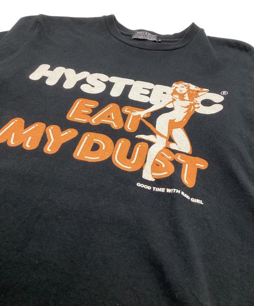 Hysteric Glamour（ヒステリックグラマー）Hysteric Glamour (ヒステリックグラマー) Hysteric Glamour　25SS EAT MY DUST Tシャツ ブラック サイズ:Mの古着・服飾アイテム