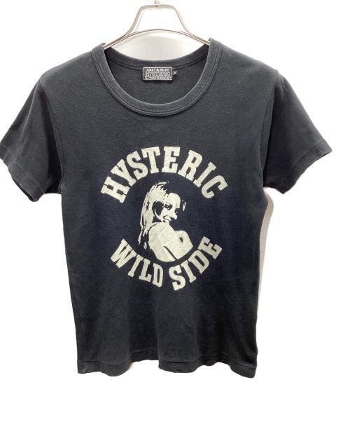 Hysteric Glamour（ヒステリックグラマー）Hysteric Glamour (ヒステリックグラマー) 半袖カットソー ブラック サイズ:Sの古着・服飾アイテム
