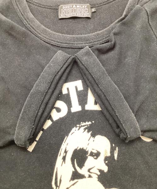 Hysteric Glamour（ヒステリックグラマー）Hysteric Glamour (ヒステリックグラマー) 半袖カットソー ブラック サイズ:Sの古着・服飾アイテム