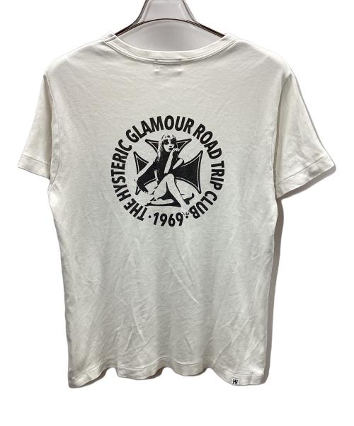 Hysteric Glamour（ヒステリックグラマー）Hysteric Glamour (ヒステリックグラマー) 半袖カットソー ホワイト サイズ:Mの古着・服飾アイテム