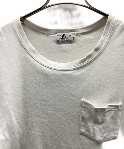 Hysteric Glamour（ヒステリックグラマー）Hysteric Glamour (ヒステリックグラマー) 半袖カットソー ホワイト サイズ:Mの古着・服飾アイテム