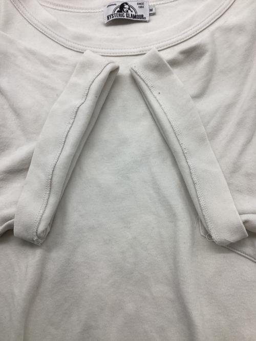 Hysteric Glamour（ヒステリックグラマー）Hysteric Glamour (ヒステリックグラマー) 半袖カットソー ホワイト サイズ:Mの古着・服飾アイテム