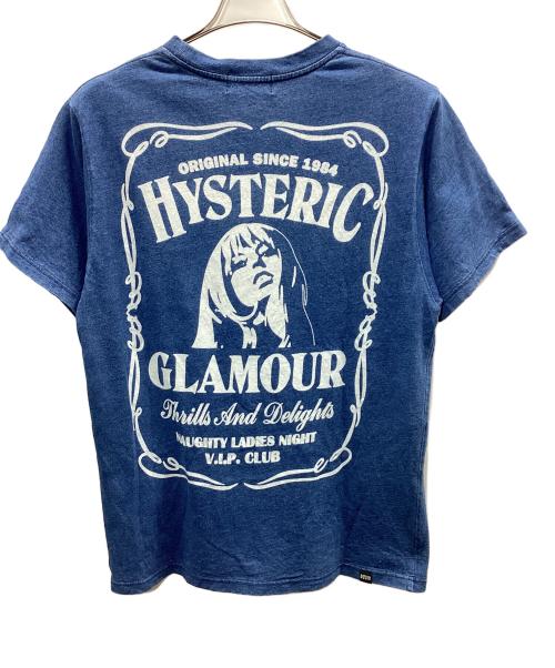 Hysteric Glamour（ヒステリックグラマー）Hysteric Glamour (ヒステリックグラマー) 半袖カットソー インディゴ サイズ:Mの古着・服飾アイテム