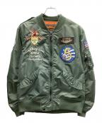 AVIREXアヴィレックス）の古着「L-2 5th AIR FORCE / L-2 フィフス エアフォース」｜カーキ