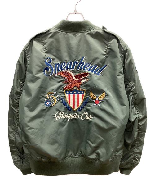 AVIREX（アヴィレックス）AVIREX (アヴィレックス) L-2 5th AIR FORCE / L-2 フィフス エアフォース カーキ サイズ:2XLの古着・服飾アイテム