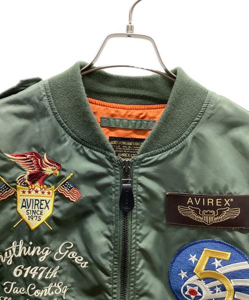 AVIREX（アヴィレックス）AVIREX (アヴィレックス) L-2 5th AIR FORCE / L-2 フィフス エアフォース カーキ サイズ:2XLの古着・服飾アイテム