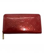 LOUIS VUITTONルイ ヴィトン）の古着「LOUIS VUITTON　ヴェルニ　ジッピー ウォレット」｜レッド