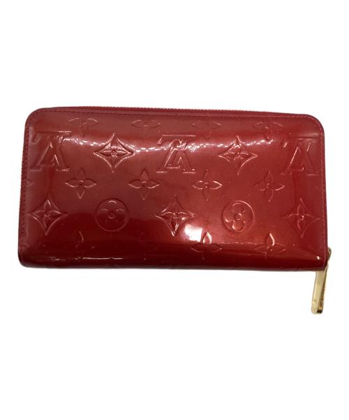LOUIS VUITTON（ルイ ヴィトン）LOUIS VUITTON (ルイ ヴィトン) LOUIS VUITTON　ヴェルニ　ジッピー ウォレット レッドの古着・服飾アイテム