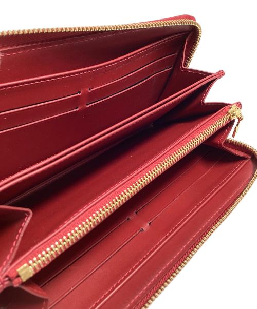 LOUIS VUITTON（ルイ ヴィトン）LOUIS VUITTON (ルイ ヴィトン) LOUIS VUITTON　ヴェルニ　ジッピー ウォレット レッドの古着・服飾アイテム