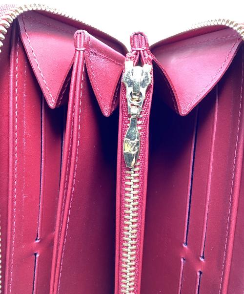 LOUIS VUITTON（ルイ ヴィトン）LOUIS VUITTON (ルイ ヴィトン) LOUIS VUITTON　ヴェルニ　ジッピー ウォレット レッドの古着・服飾アイテム