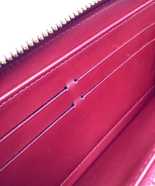 LOUIS VUITTON（ルイ ヴィトン）LOUIS VUITTON (ルイ ヴィトン) LOUIS VUITTON　ヴェルニ　ジッピー ウォレット レッドの古着・服飾アイテム