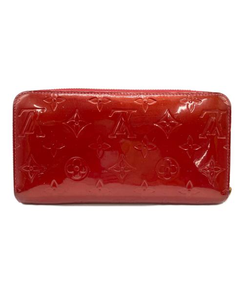 LOUIS VUITTON（ルイ ヴィトン）LOUIS VUITTON (ルイ ヴィトン) ルイヴィトン　ヴェルニ　ジッピーウォレット レッドの古着・服飾アイテム