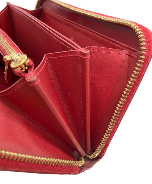 LOUIS VUITTON（ルイ ヴィトン）LOUIS VUITTON (ルイ ヴィトン) ルイヴィトン　ヴェルニ　ジッピーウォレット レッドの古着・服飾アイテム
