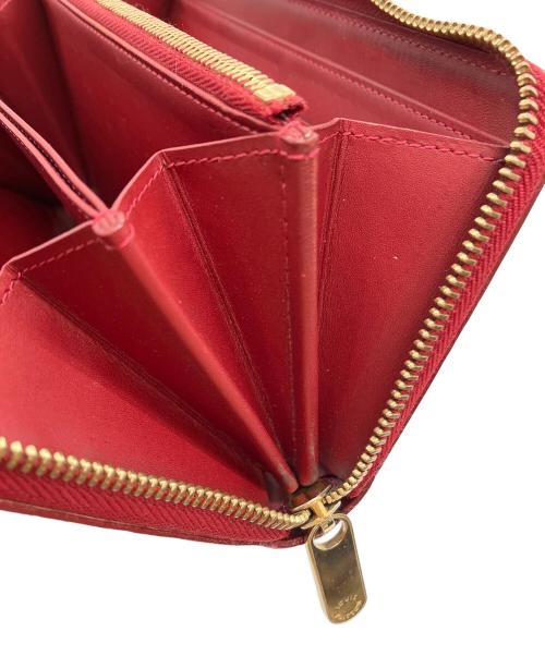 LOUIS VUITTON（ルイ ヴィトン）LOUIS VUITTON (ルイ ヴィトン) ルイヴィトン　ヴェルニ　ジッピーウォレット レッドの古着・服飾アイテム