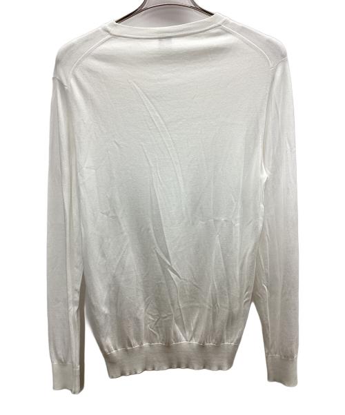 FEDELI（フェデーリ）FEDELI (フェデーリ) 薄手ニット ホワイト サイズ:46の古着・服飾アイテム