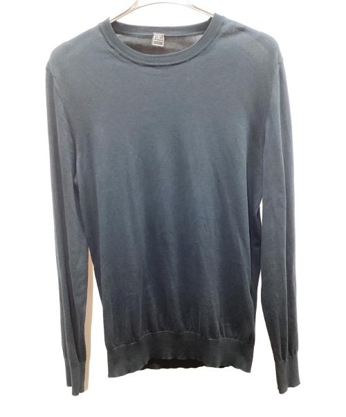 FEDELI（フェデーリ）FEDELI (フェデーリ) 薄手ニット ブラック サイズ:48の古着・服飾アイテム