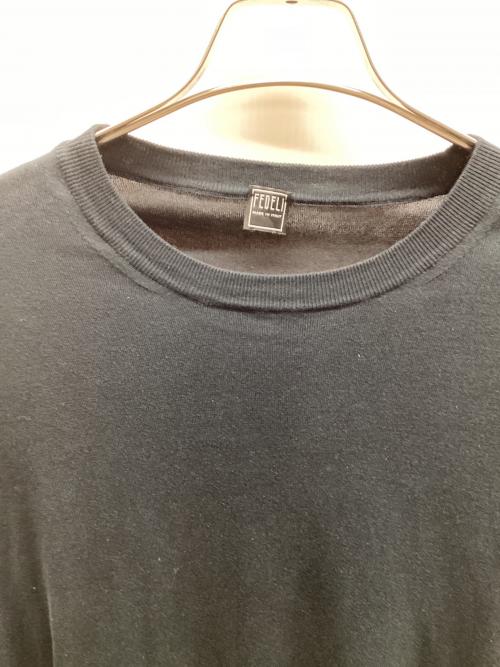 FEDELI（フェデーリ）FEDELI (フェデーリ) 薄手ニット ブラック サイズ:48の古着・服飾アイテム