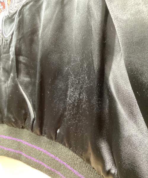 クローズ（クローズ）クローズ (クローズ) WORST (ワースト) スカジャン ブラック×パープル サイズ:Lの古着・服飾アイテム