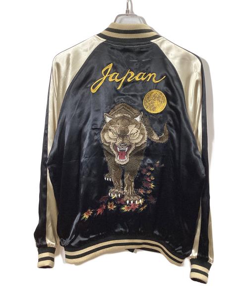 クローズ（クローズ）クローズ (クローズ) WORST (ワースト) スカジャン ブラック×パープル サイズ:Lの古着・服飾アイテム