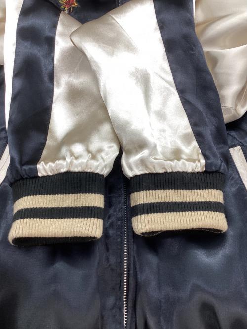 クローズ（クローズ）クローズ (クローズ) WORST (ワースト) スカジャン ブラック×パープル サイズ:Lの古着・服飾アイテム