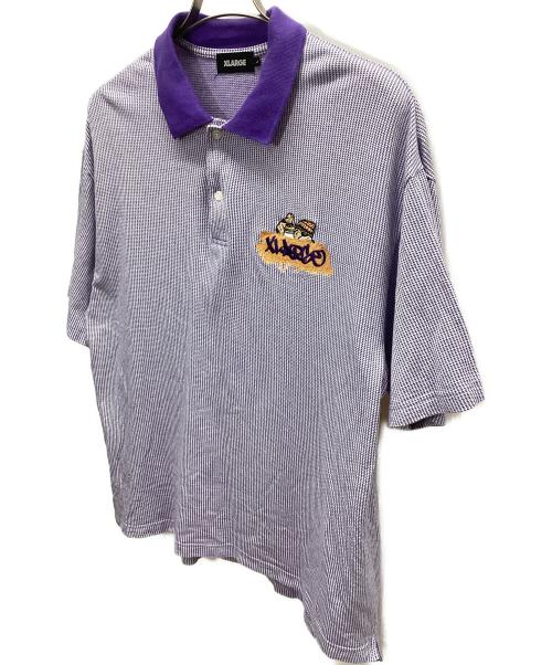 X-LARGE（エクストララージ）X-LARGE (エクストララージ) ポロシャツ パープル サイズ:Lの古着・服飾アイテム