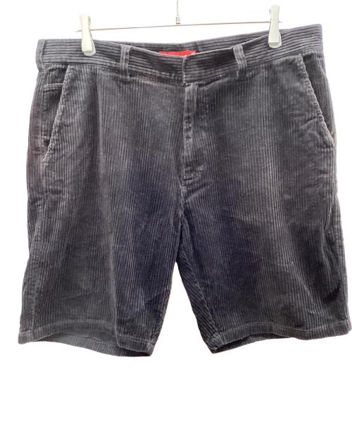 SUPREME（シュプリーム）SUPREME (シュプリーム) コーデュロイハーフパンツ ブラック サイズ:36の古着・服飾アイテム