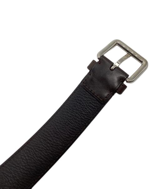 LOUIS VUITTON（ルイ ヴィトン）LOUIS VUITTON (ルイ ヴィトン) ダミエ サンチュール・エース ネイビー×ブラウン サイズ:95/38の古着・服飾アイテム