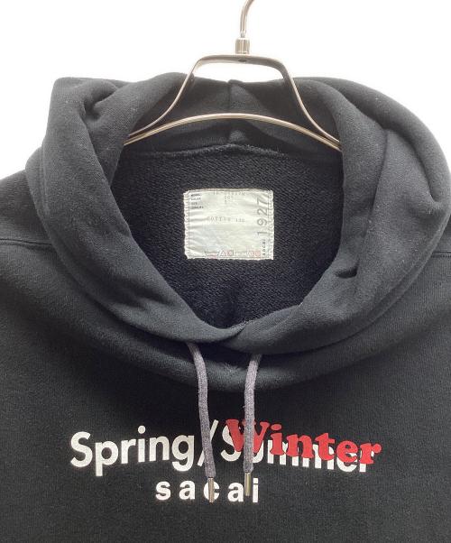 sacai（サカイ）sacai (サカイ) sacai　Spring Winter Sweat Hoodie ブラック サイズ:3の古着・服飾アイテム