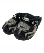 SUBU×TOGAスブ×トーガ）の古着「KNIT SLIP-ON TOGA×SUBU」｜ブラック